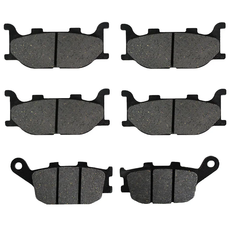 Motorcycle Front and Rear Brake Pads for Yamaha FZ 6 FZ6 Fazer Fairing 2 Piston Caliper 04-07 XJ6 XJ 6 S Diversion 2013