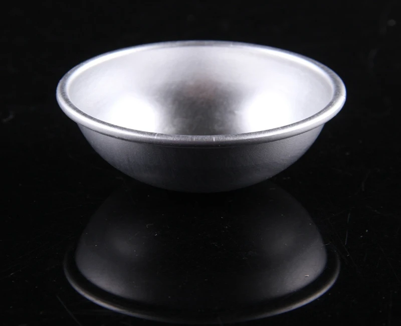 

500pcs/lot 4.5cm 5.5cm 6.5cm 8cm 9cm 10cm Outside diameter 3D Aluminum Sphere Bath Bomb Cake Pan Tin Baking Pastry Ball Mold