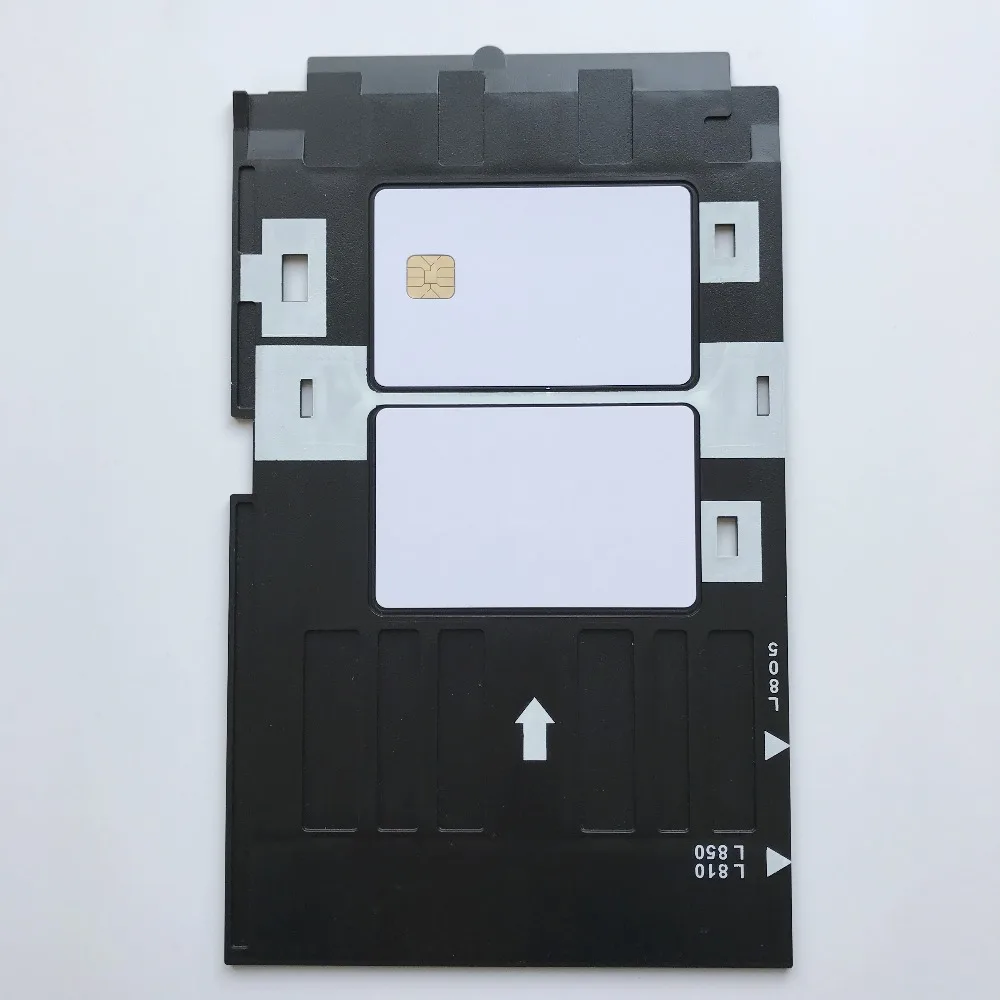 50 Buah/Lot Inkjet Strip Magnetik Kartu dengan SLE4428 Chip PVC Composite Kartu untuk Epson/Canon Tinta Printer