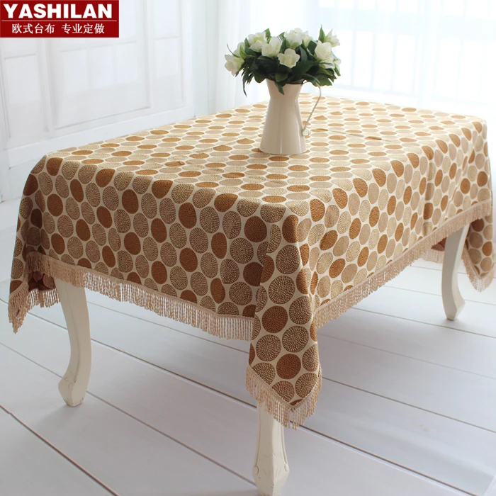 Cheap high-end European luxury fashion square table Bubu arts neoclassical fashion pastoral coffee table cloth table runner