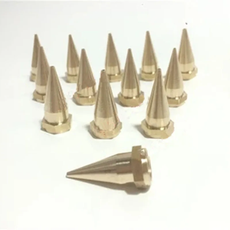 5pcs 10*1 Brass tip gun head Refueling heads Nozzle butter barrel Oil guns mouth tips bolt