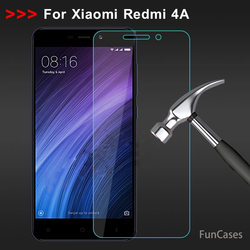 Tempered Glass for Xiaomi Redmi 4A Screen Protector 9H 2.5D Toughened Phone Protective Film for Xiaomi Redmi 4A Glass Xiamomi