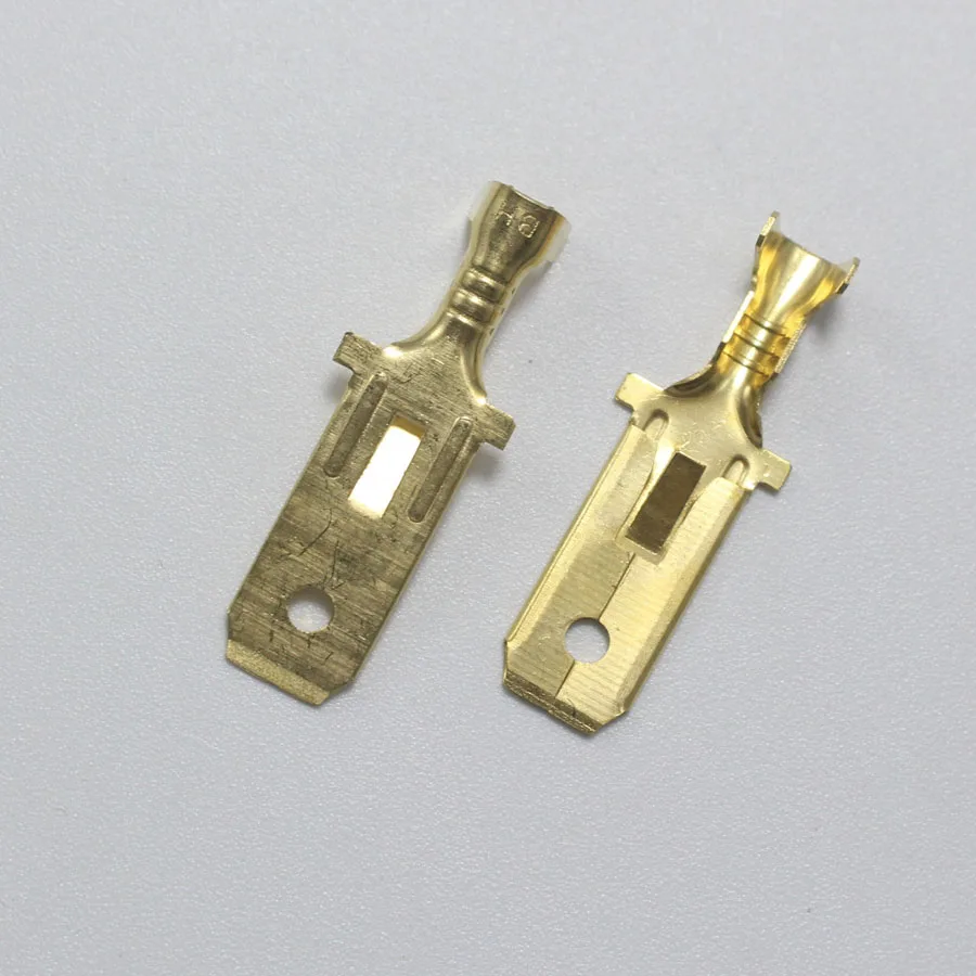 20 قطعة 7.8 مللي متر ذكر تجعيد محطة النحاس 7.8 مللي متر عالية الحالي البطارية موصل محطات للسيارات السيارات دراجة نارية #2