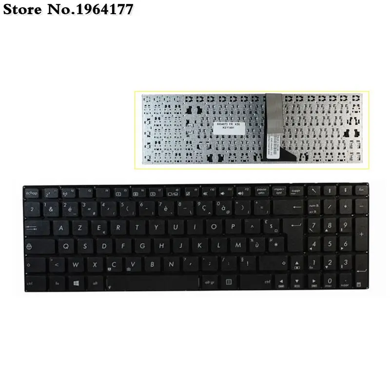 New FR French black Keyboard For ASUS X550C X550VC X550CA X550CC Y581J X550 X550CL  X550Z Y581C Y581L X550W Y582C AZERTY