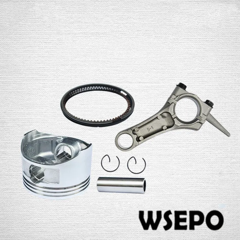 CQ Quality! Piston+Connecting Rod Kit (70mm Bore)for 170F 212cc(208cc) 7HP 7.5HP Air Cool Gas Engine,2.5~2.8KW Gen Parts