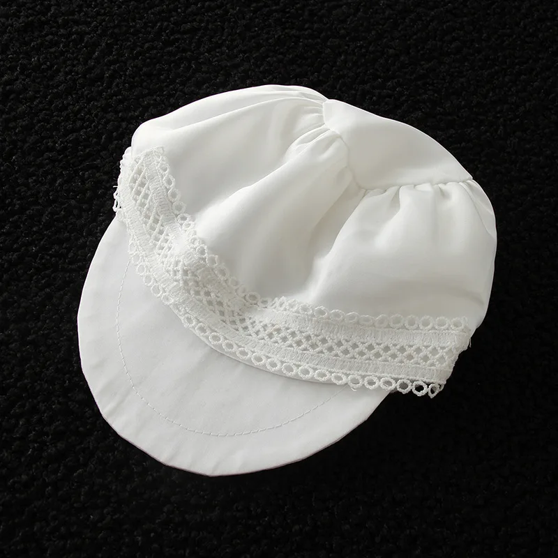 baby boy clothes white baptism baby romper set with hat turndown collar newborn first christmas boy birthday clothing 3-24M