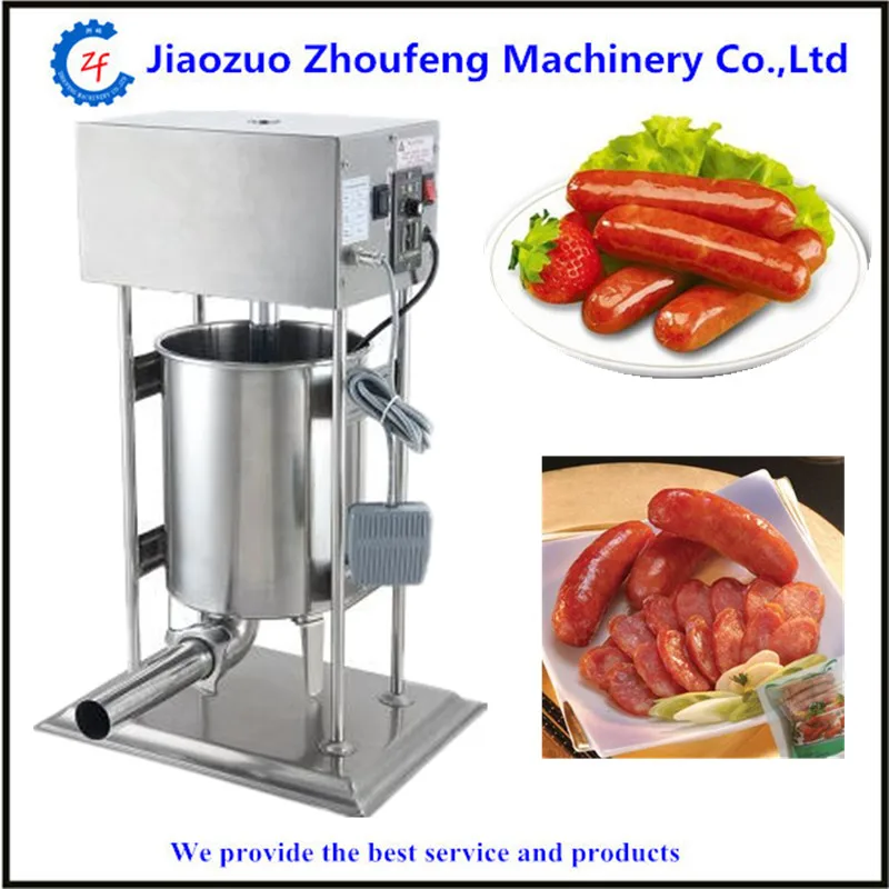 Elettrico automatico salsiccia stuffer verticale macchina di salsiccia di riempimento