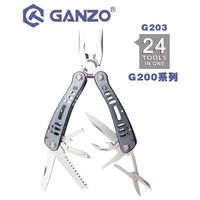 Ganzo Firebird G200 series G203 F203 Multi pliers 24 Tools in One Hand Tool Set Screwdriver Kit Portable Folding Knife Stainless