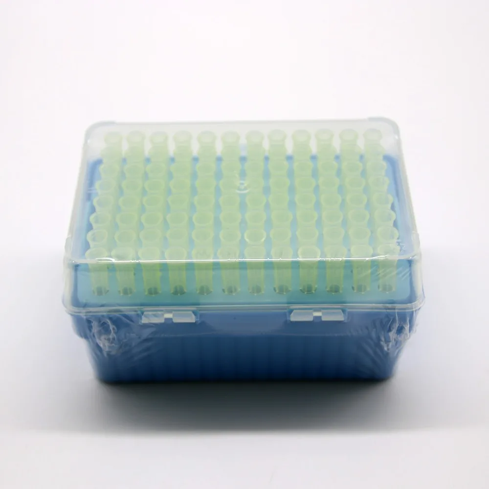 96 Pcs 200ul Pipet Pipette Tip With plastic Pipette Box