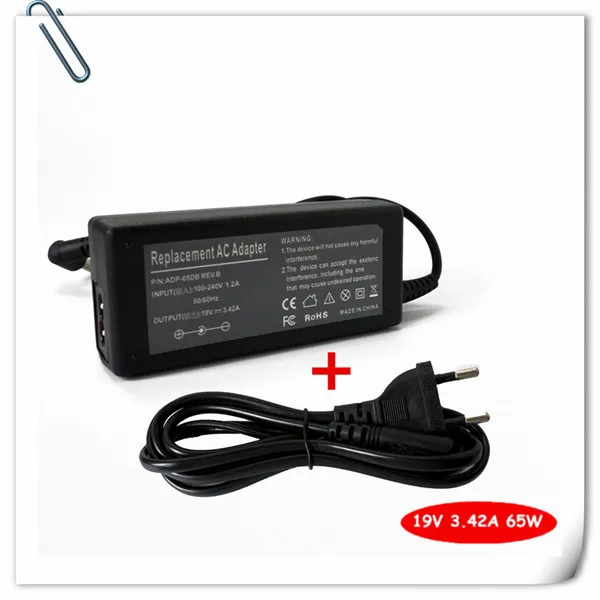 

65W Notebook AC Adapter for Acer HP-A0652R3B PA-1650-02 PA-1700-02 SADP-65KB D AS5560-Sb256 5560G-SB485 Laptop Power Charger