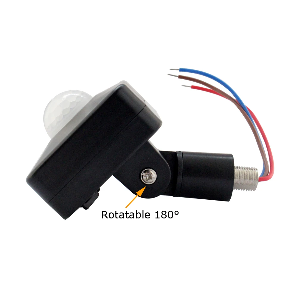 Motion Sensor 220V 110V DC 12V PIR Sensor Motion Switch Automatic Infrared Body Lamp Light Timer Switch Outdoor image 4