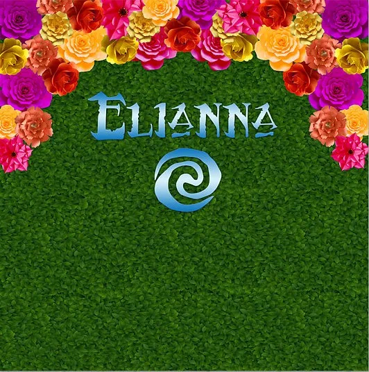 

custom flower green grass birthday photography studio background High quality Computer print party backdrop