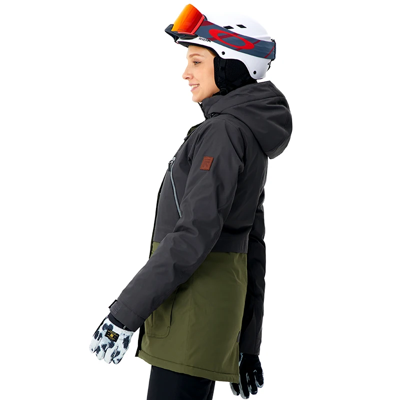 RUNNING RIVER – veste de Snowboard chaude pour femme, vêtement de Sport de plein air, mi-cuisse, de haute qualité, pour l\'hiver, # A8010