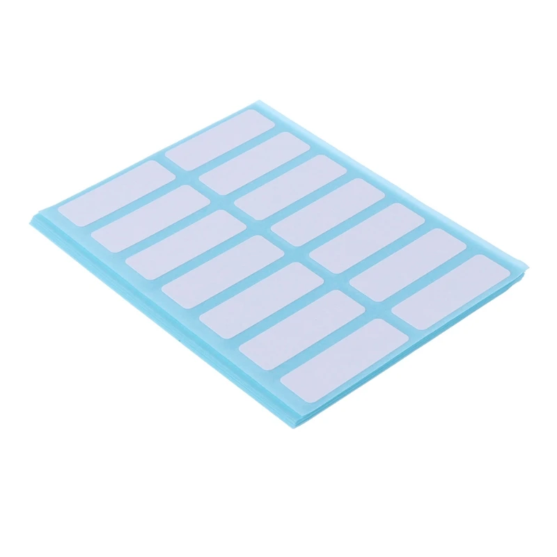 12 Sheet Self Adhesive Sticky White Label Blank Stickers Note Tags Craft