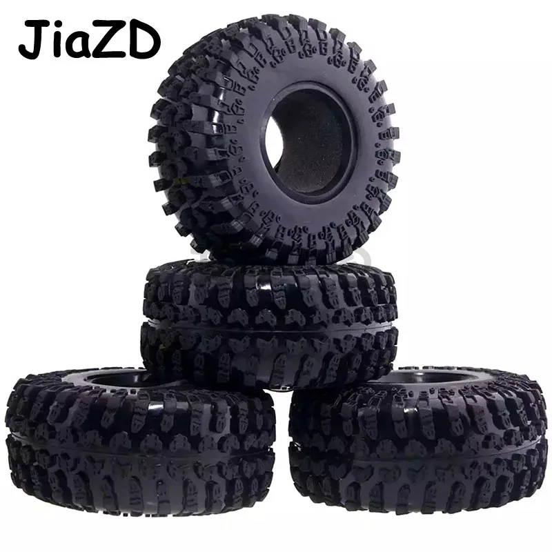 4PCS/Lot 2.2inch Crawler Tire Simulated Climbing Tyre With Sponge Liner 128mm Spare Parts For RC Model Cars SCX10 AX10 Wraith