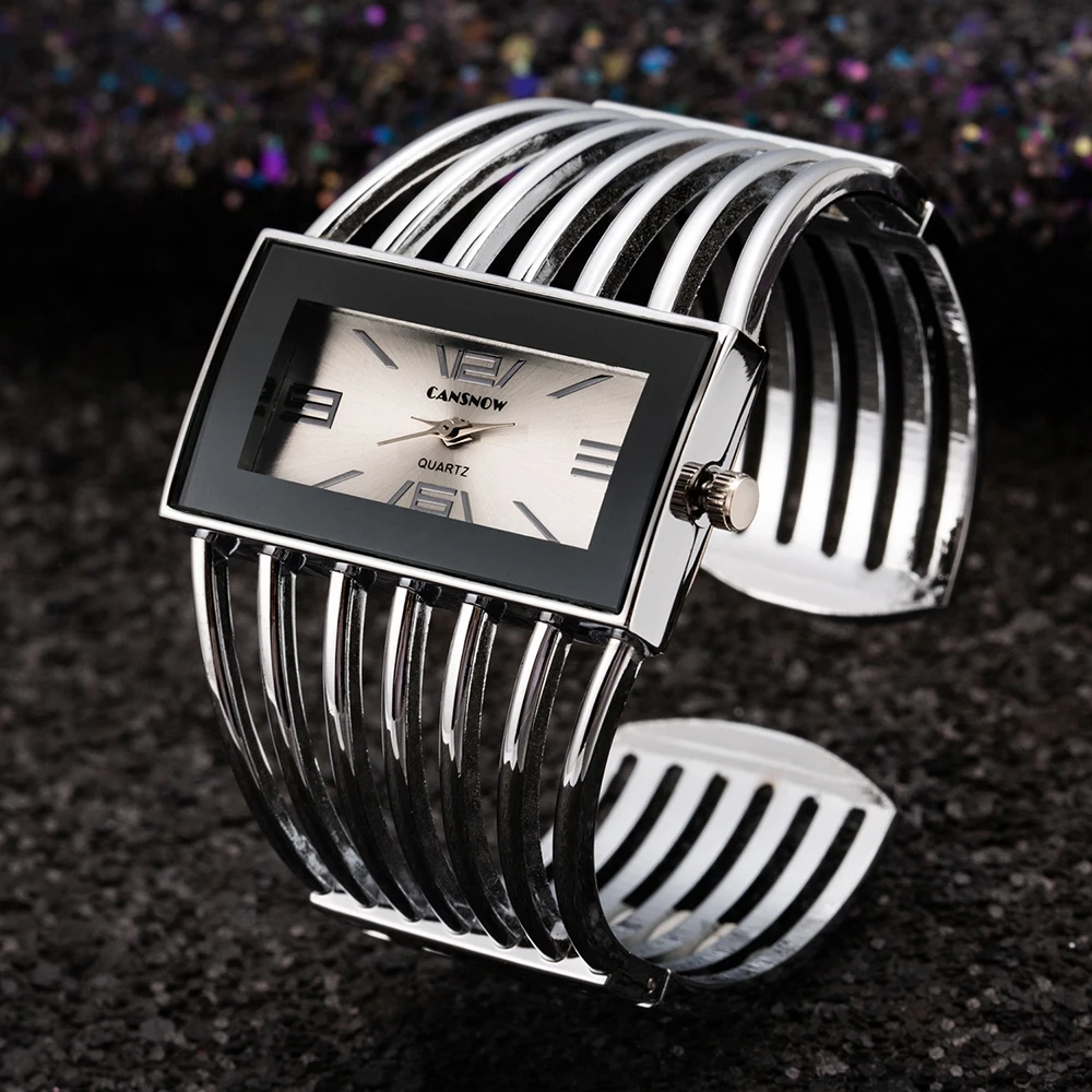 Women\'s Watches New Luxury Steel Bracelet Fashion Rectangle Small Dial Ladies Bangle Quartz Wristwatches Clock Hot Montre Femmes