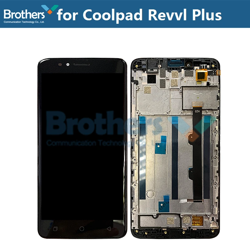 LCD Screen For Coolpad T-Mobile Revvl Plus C3701 LCD Display for Coolpad C3701 LCD Assembly Touch Screen Digitizer Replacement