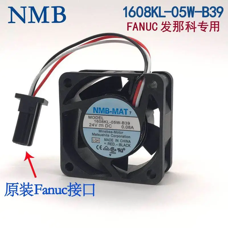 

1pcs 40*40*20mm 1608KL-05W-B39 4020 24V 0.07A/0.08A For Fanuc Fan Heatsink