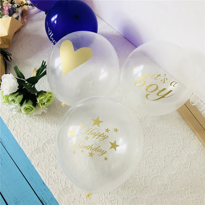 100pcs /Lot Custom advertising latex balloons letter or LOGO printed party wedding birthday decoration customizable