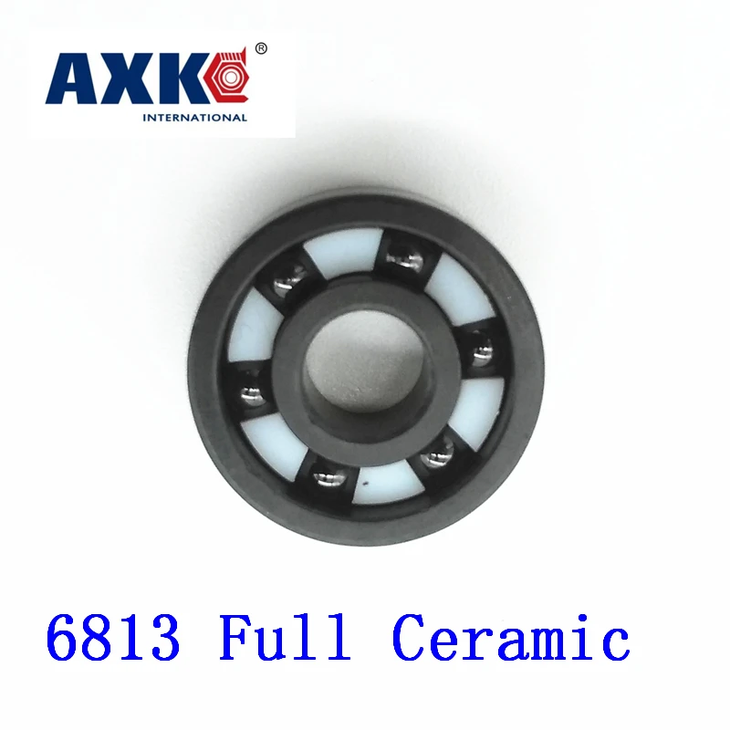 2023 Real Rolamentos Axk 6813 Full Ceramic Bearing ( 1 Pc ) 65*85*10 Mm Si3n4 Material 6813ce All Silicon Nitride Ball Bearings