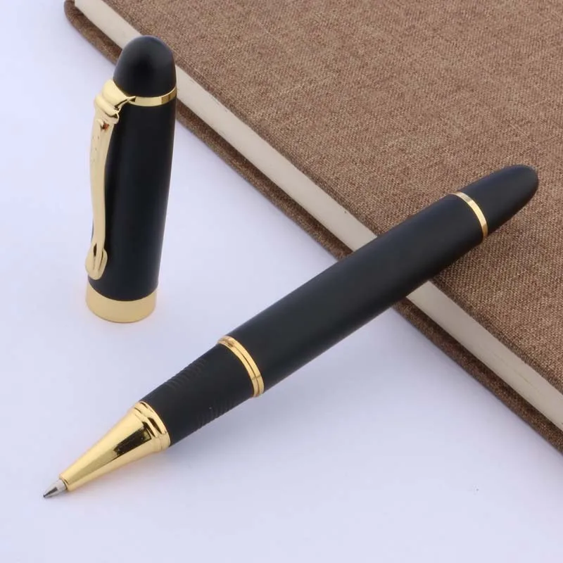 JINHAO 450 matte black Charcoal golden executive stationery Rollerball pen