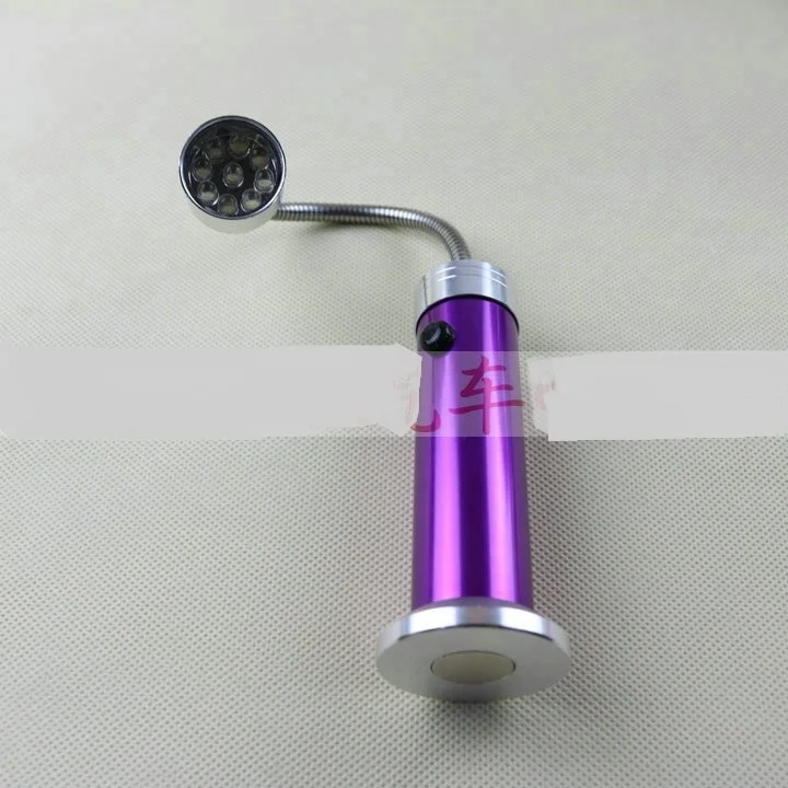 Manguera de imán de cerrajero Original, linterna brillante bbextensible de 360 grados, Led de mantenimiento