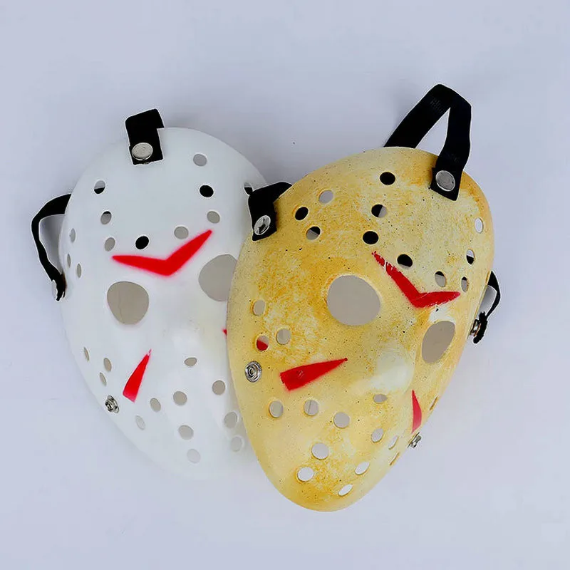 Top Grade Movies Jason Mask White Color Cosplay Halloween CS Mask Jason Freddy Hockey Festival Party Halloween Masquerade Mask