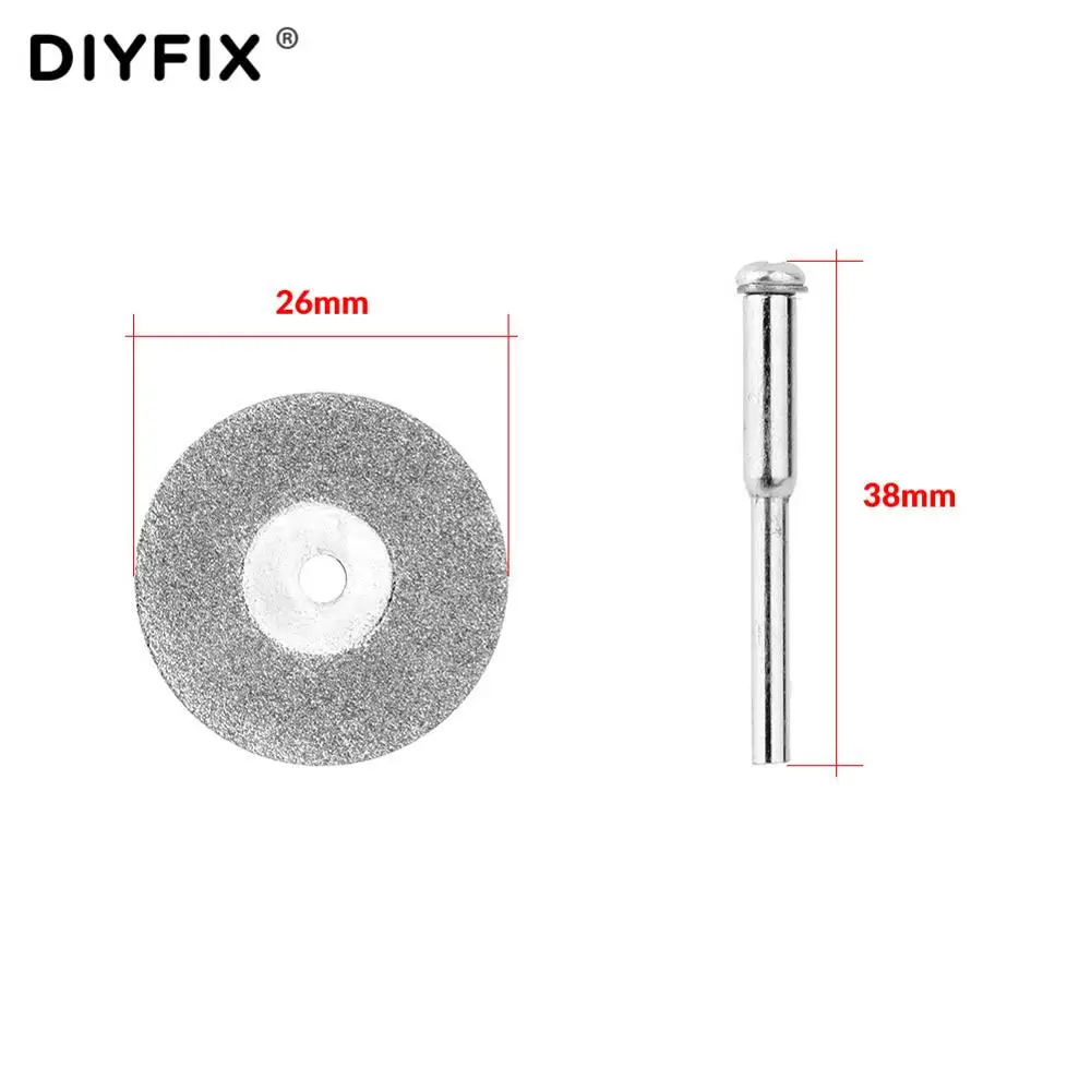 Circular Saw Blades Cutting Wheel Discs with Mandrels Set Rotary Tool Carbon Steel Drill Accessories Hard Material Cutting Tools