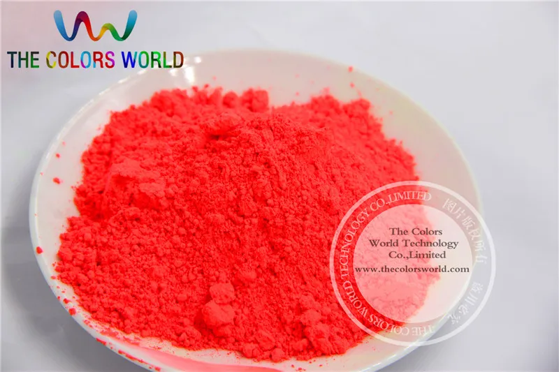 TCT-123 6 สีนีออนนีออนนีออนเรืองแสง Pigment Powder สำหรับเล็บและภาพวาด & การพิมพ์ตกแต่งเล็บ