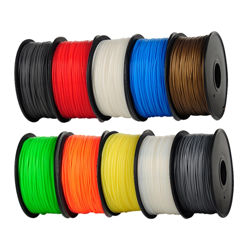 Various Optional 3D Printer PLA Filament Samples 1KG/roll 1.75mm 3mm  for Most 3D Printe