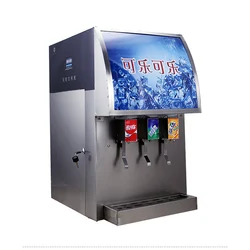 Three head restaurant carbonated beverage filling machine/pepsi cola making machine for sale