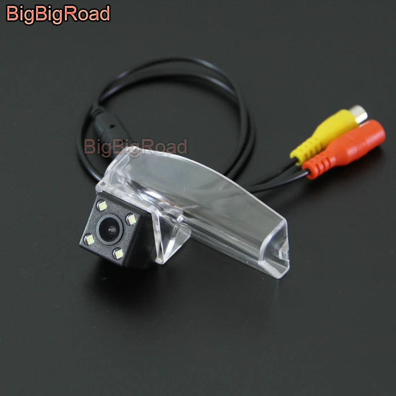 

BigBigRoad For Mazda 2 Demio DJ 2014 2015 2016 2017 Car Rear View Backup Reverse Parking Camera With RCA Port Adapter
