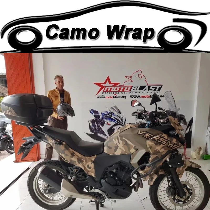 

Military Desert Camo Vinyl Wrap Army Camo Automobile Vinyl Sticker Wrapping Camouflage Motorbike Car Foil Decal Covering