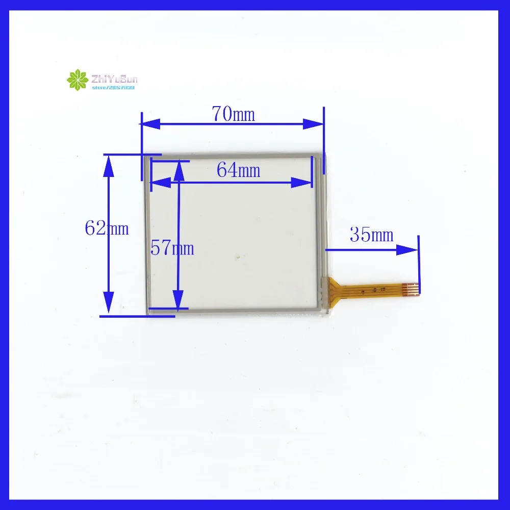 

ZhiYuSun 3Inch 70mm*62mm XWT419 4Wire Resistive TouchScreen Panel Digitizer TOUCHSENSOR for GPS CAR this is compatible