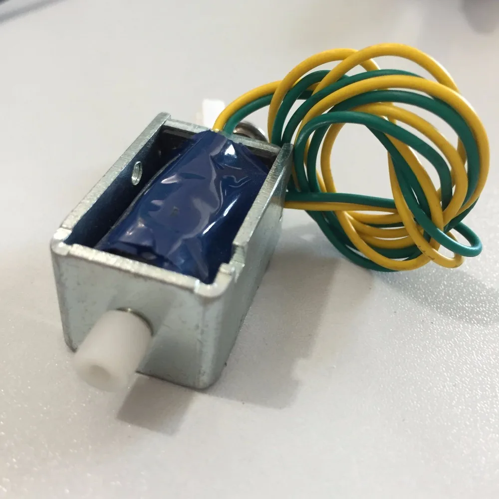 DC 24V 1.3A 2mm Hub 0,45Kg Push-Typ Open Frame Solenoid-elektromagneten