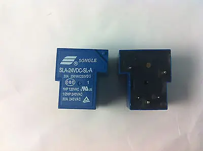 5pcs SLA-24VDC-SL-A 24V DC SONGLE Power Relay PCB Type