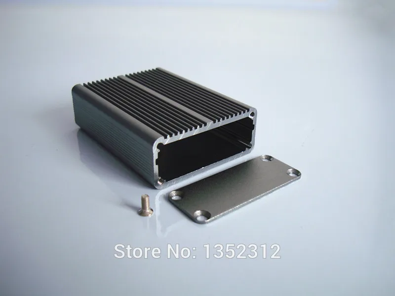 5 pcs/lot 45*18.5*60mm small aluminum project box profiles aluminum alloy shell waterproof power box housing DIY junction case