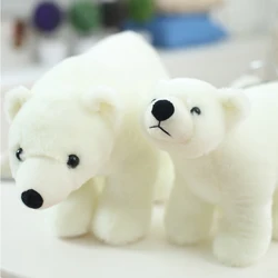 20/25/35/45cm Super Lovely Polar Bear Family farcito peluche Placating Toy Pure White Bear Soft Fabric Doll Gift for Children