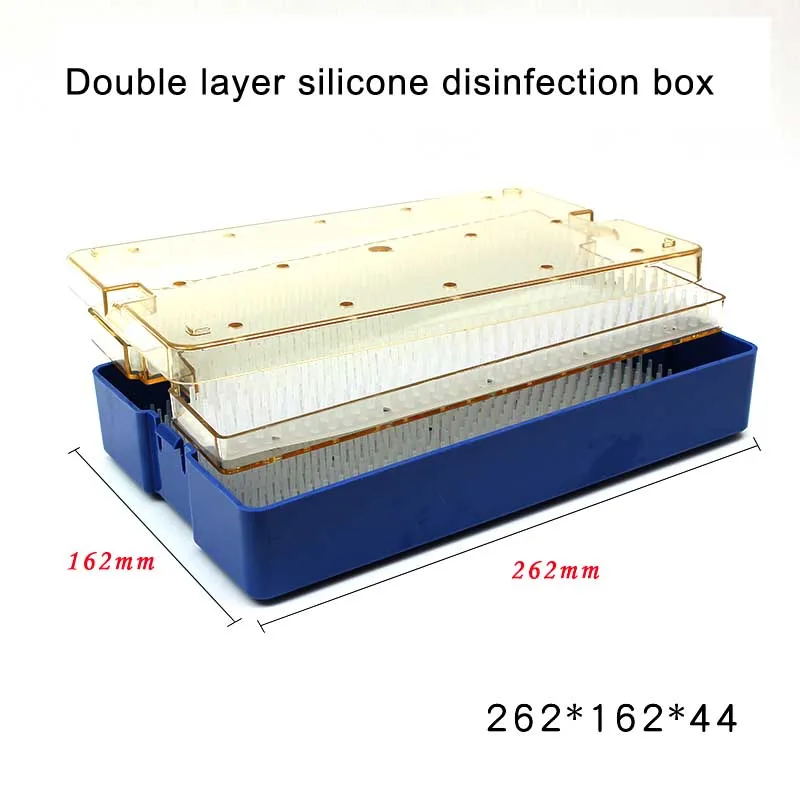 Shiqiang Micro Instrument Box High Temperature and High Pressure Disinfection Box with Silicone Pad Instrument Box