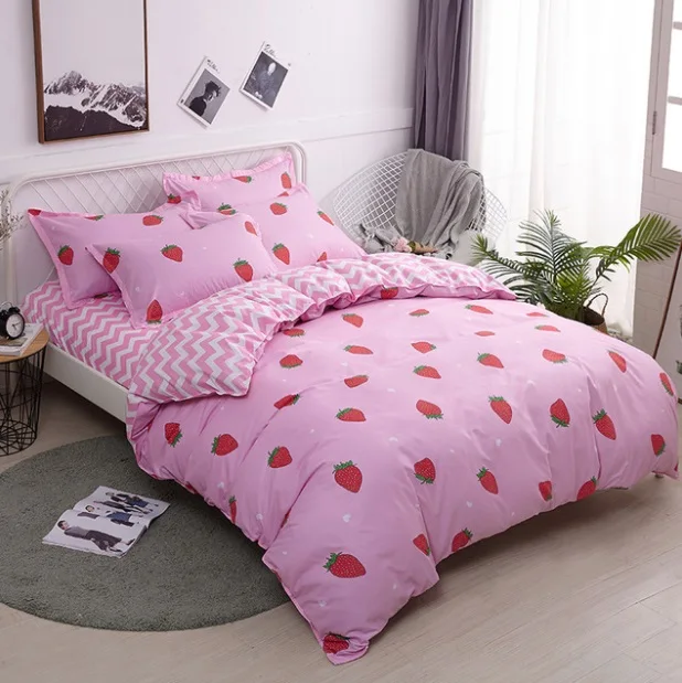 mylb Home Textile Autumn Dark-color Flower Series Bed Linens 4pcs Bedding Sets Bed Set Duvet Cover Bed Sheet Mans Cover Set