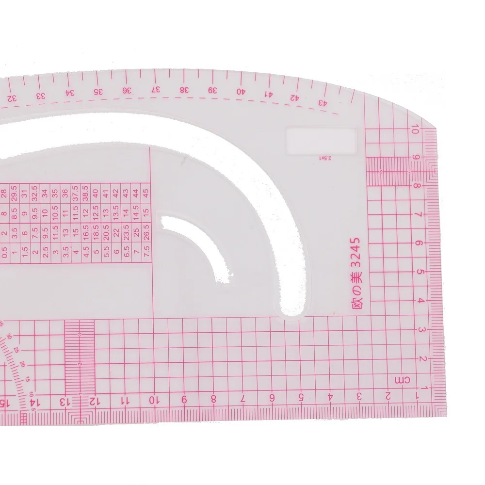 Patchwork Herrscher Quilten Herrscher mit Protactor, Kurvenlineal; #3245