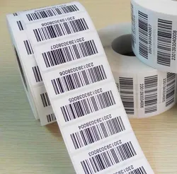 Custom 1000pcs/lot Sticker Printing Barcode EAN UPC bar code labels/serial numbers stickers,HD+any size,Shoe size, LOGO lables