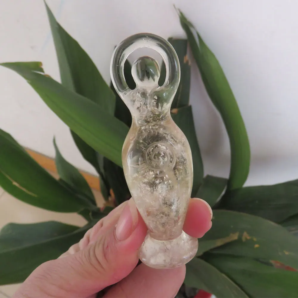 New ! 48g Amazing Natural Citrine Quartz Crystal Carving Skull Hand Carved 