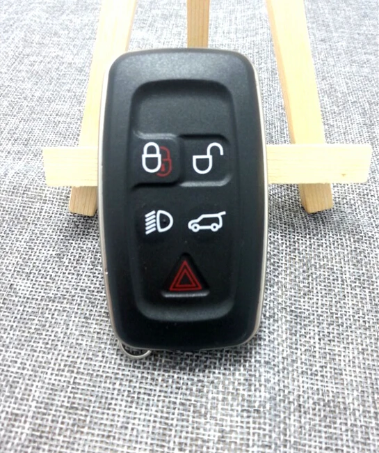 

5 Buttons Smart Card Blank Remote Key Shell Case For Land Rover Range Rover Sport Evoque Discovery 4 Freelander Fob Key Cover