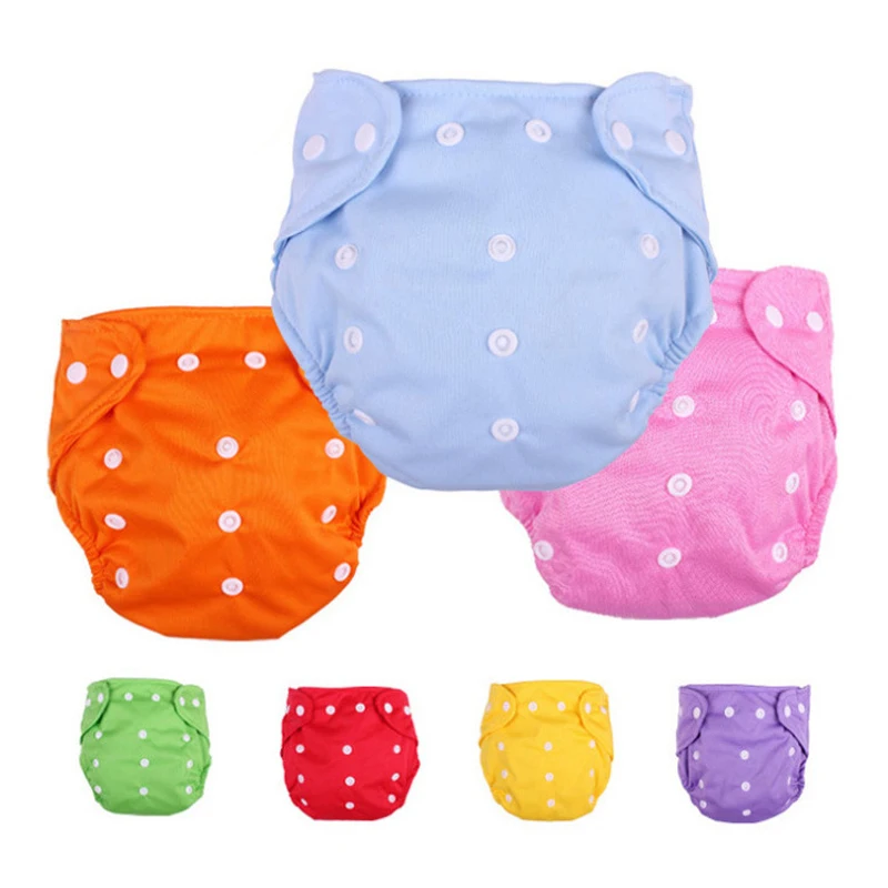 Comfortable soft 1 PCS Reusable Baby Infant Nappy Cloth Washable Diapers Covers Size Adjustable Fraldas Winter Summer Version