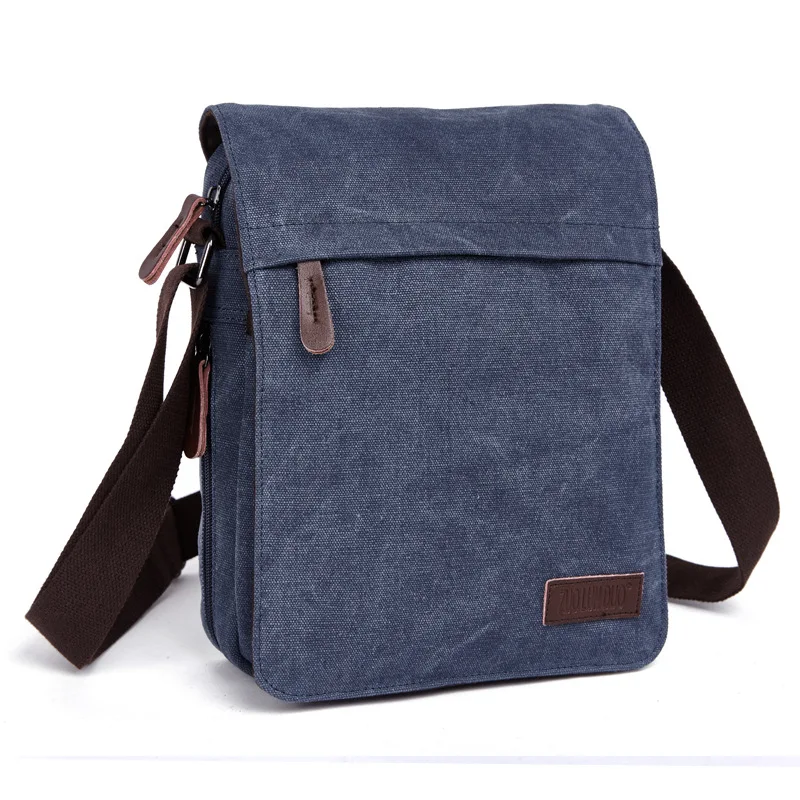 Casual Handbag Single Shoulder Bags Vintage Canvas Fashion New 2020 Zipper Ipad Bag Cellphone bag Messenger Bags Tote