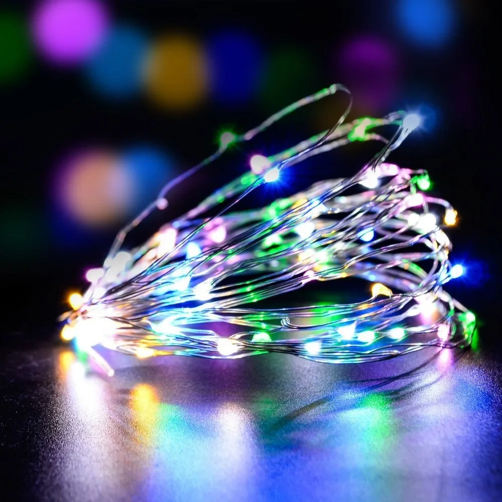 5V 10M USB Power filo di rame impermeabile LED String Lights per la festa di nozze natale ghirlande LED illuminazione