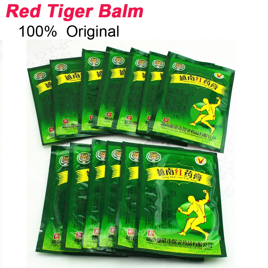 

104pcs Vietnam Red Tiger Plaster Creams White Body Neck Back Massager Pain Relief Patch Cream Arthritis Cervical C162