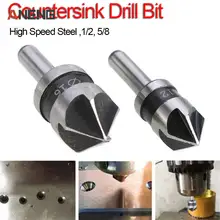 2pcs 5-Flute Countersink Drill Bits 82 Degree #2
