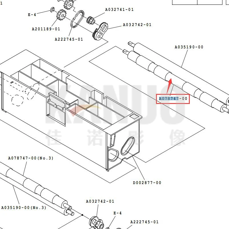 A041397/A081984/A078747/A061903 Roller for Noritsu QSS 3001/3011/3021/3301/3311/3501/3502 Minilab Machine Part